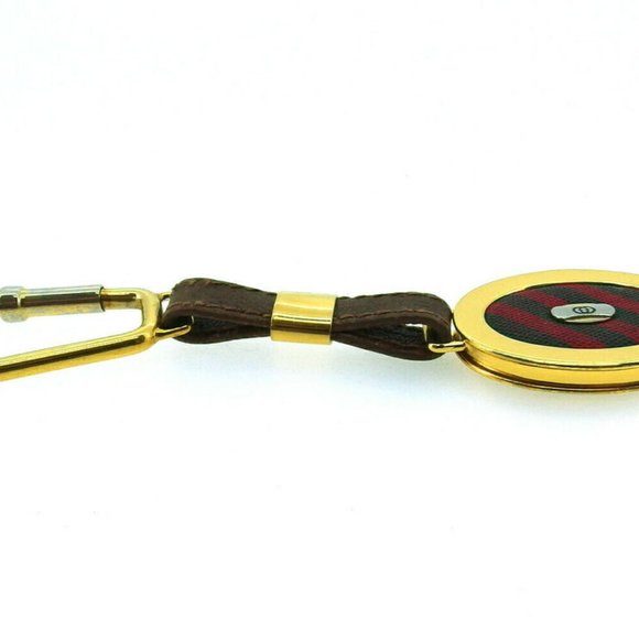 Authentic GUCCI Key Ring Sherry Line Gold Bracket - Picture 4 of 10